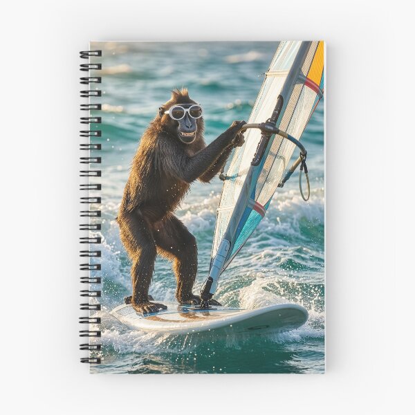 Item preview, Black Macaque Flees the Forest for the Sea designed and sold by Tridentulus.