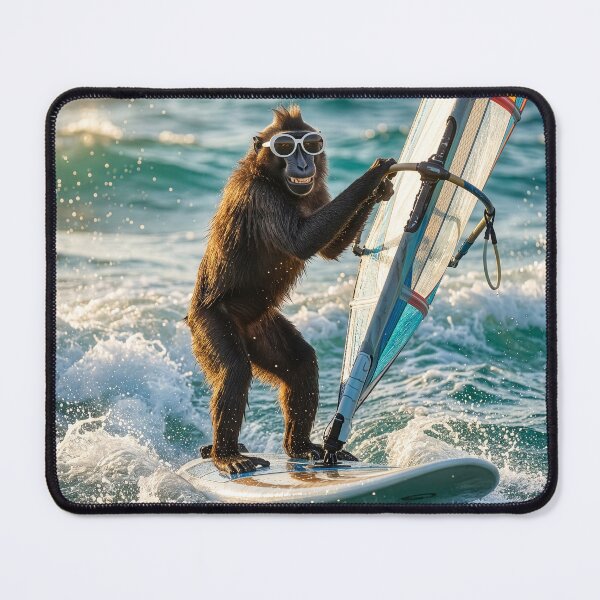 Item preview, Black Macaque Flees the Forest for the Sea designed and sold by Tridentulus.