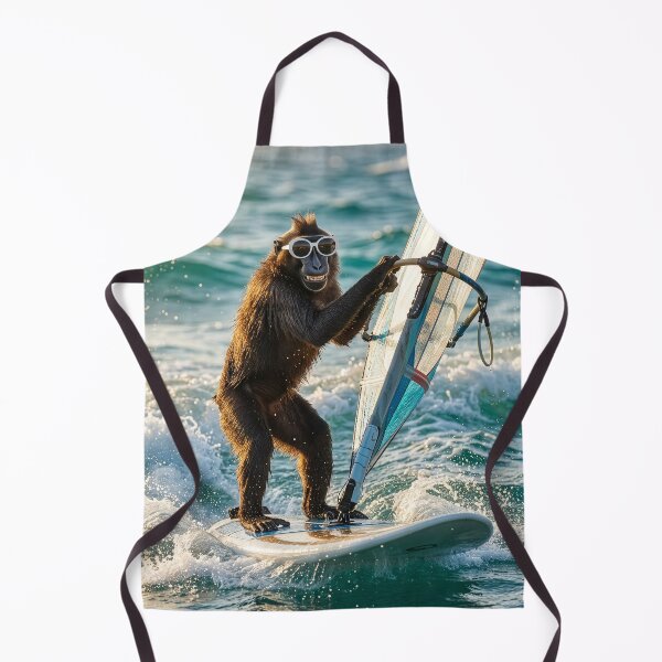 Item preview, Black Macaque Flees the Forest for the Sea designed and sold by Tridentulus.