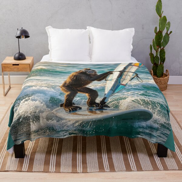 Item preview, Black Macaque Flees the Forest for the Sea designed and sold by Tridentulus.