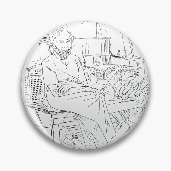 Item preview, Grandmother selling fruit in on arty products  designed and sold by Glockers99.