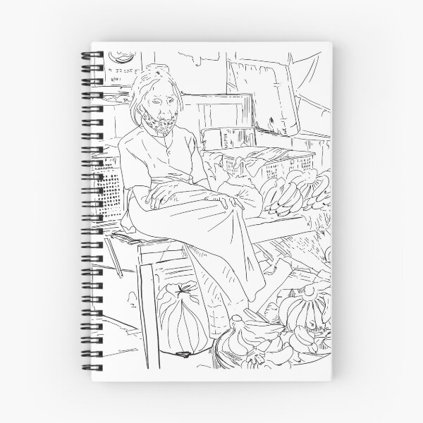 Item preview, Grandmother selling fruit in on arty products  designed and sold by Glockers99.