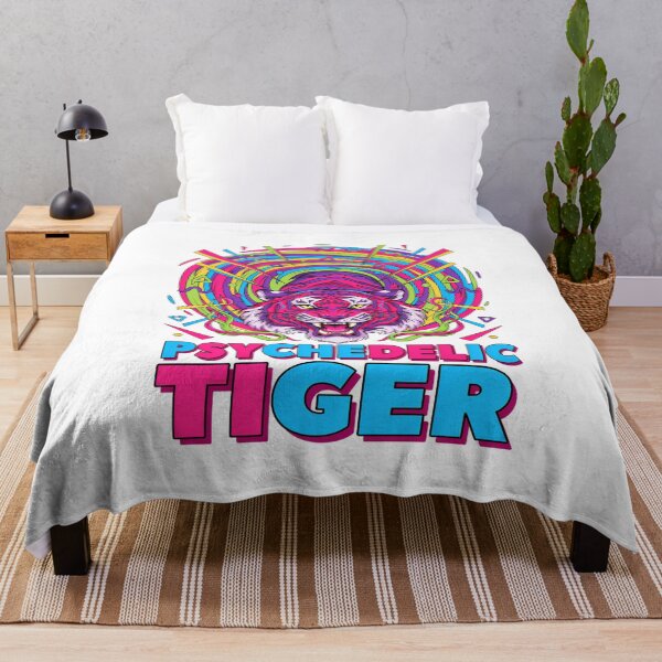 Item preview, Abstract Striped Feline Swirling Geometric Art designed and sold by ColeLaniTrading.