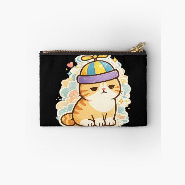 Item preview, Cute Kawaii Cat Propeller Beanie Hat Art designed and sold by DrawHandArt.