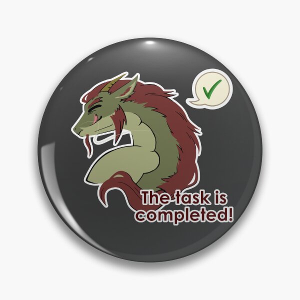 Item preview, The Task Is Completed! | Funny Work Monster designed and sold by Mammoths.