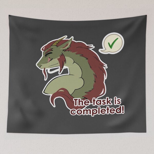 Item preview, The Task Is Completed! | Funny Work Monster designed and sold by Mammoths.