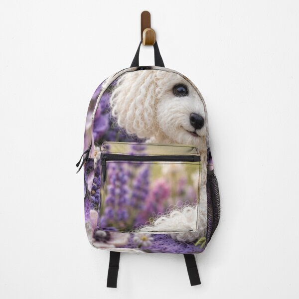 Item preview,  Little dog in a field of flowers designed and sold by Galart58.