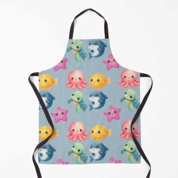 Item preview, Cute Kawaii Sea Animals Ocean Creature baby Ocean Aesthetic designed and sold by Art IN Pack.