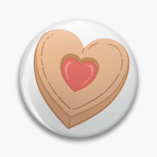 Item preview, Heart Shaped Cookie Strawberry Jam Sweet Biscuit designed and sold by Anne97s.