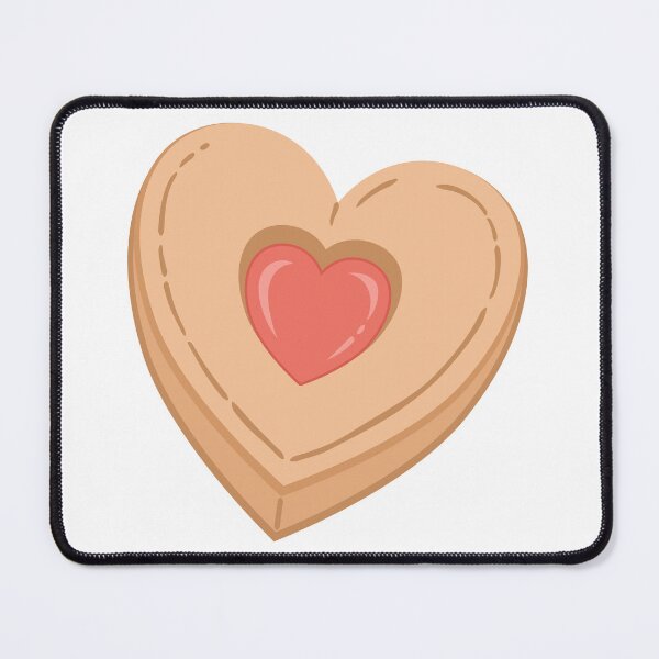 Item preview, Heart Shaped Cookie Strawberry Jam Sweet Biscuit designed and sold by Anne97s.