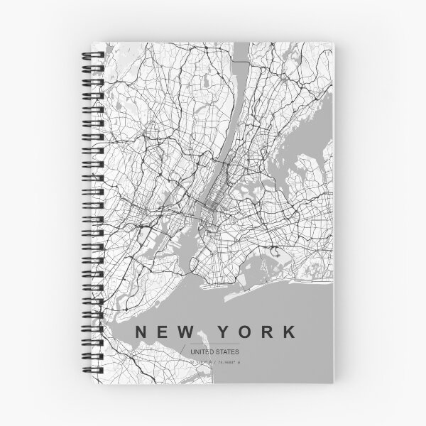 Item preview, New York City Black Line Map designed and sold by cosmoroutine.