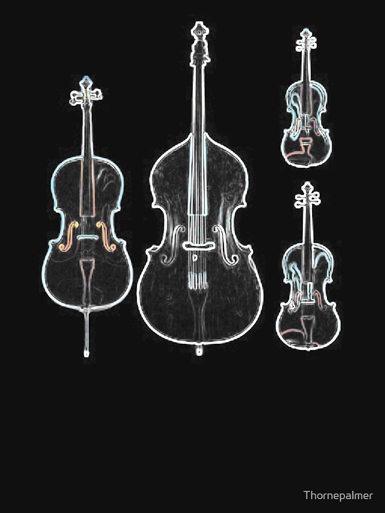 The Four Strings - Violin, Viola, Cello, Bass by Thornepalmer