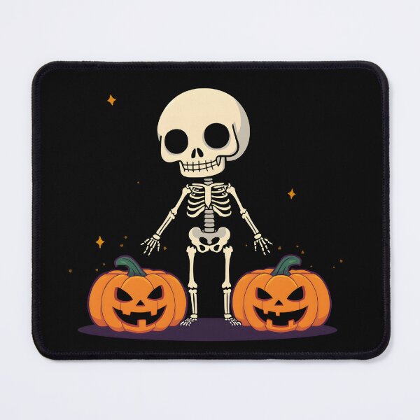 Item preview, Halloween skeleton in kawaii style designed and sold by uunaa.