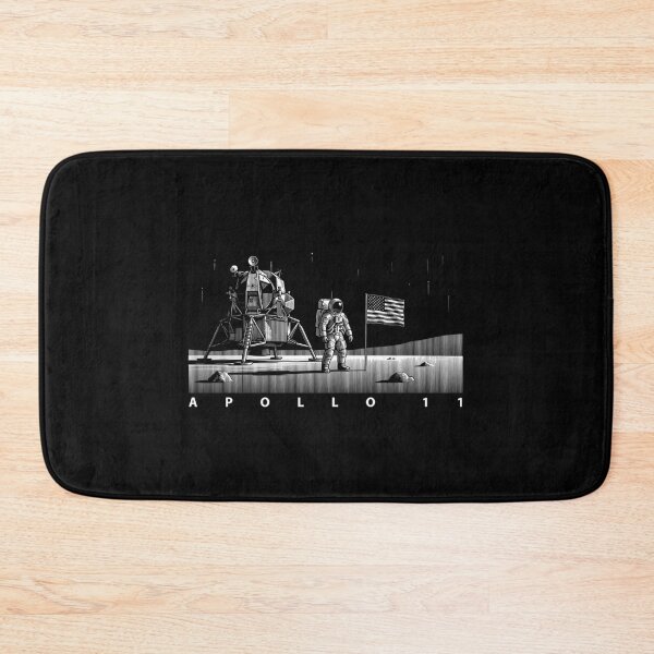 Item preview, Apollo 11 Moon Landing Vintage Scratchboard Space Art designed and sold by KiwiRider.