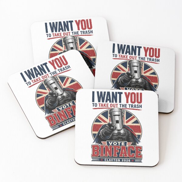 Item preview, Vote Binface Clacton By-Election, Anti Farage Funny Binface designed and sold by sentfromemily.
