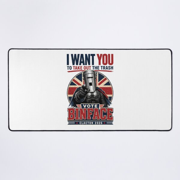 Item preview, Vote Binface Clacton By-Election, Anti Farage Funny Binface designed and sold by sentfromemily.