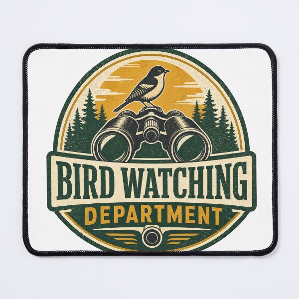 Item preview, Bird Watching Department Badge designed and sold by aihrgdesign.