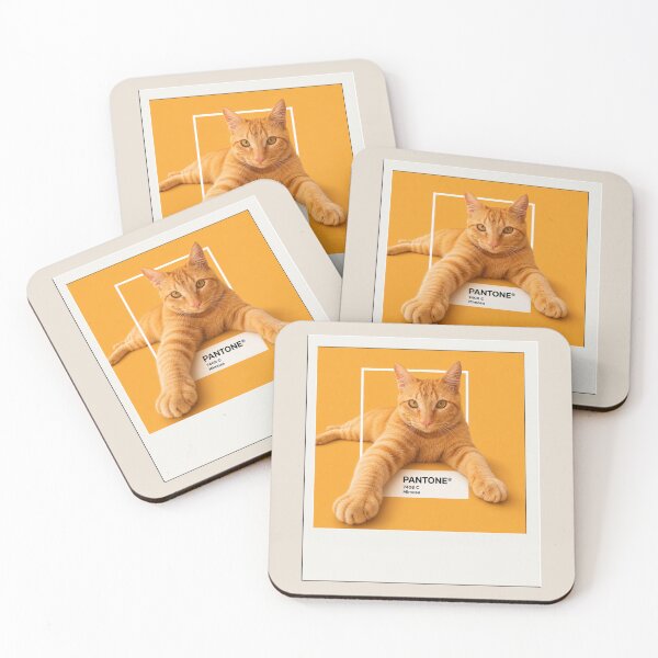 Item preview, Orange Cat Poster | Funny Cat Wall Art | Animal Illustration designed and sold by MakitoDesign.