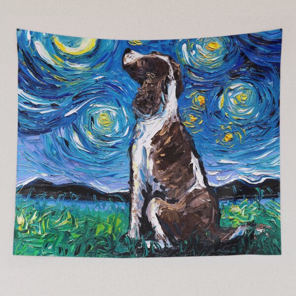 Item preview, English Springer Spaniel Night designed and sold by AjaTrier.