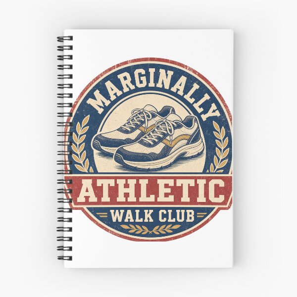 Item preview, Marginally Athletic Walk Club Badge designed and sold by aihrgdesign.