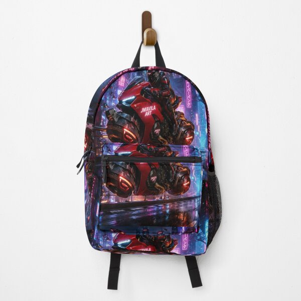 Item preview, Cyberpunk Red Motorbike Neo Tokyo Style designed and sold by JMAVILA ART.