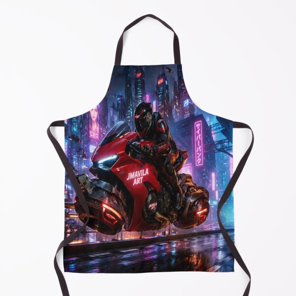 Item preview, Cyberpunk Red Motorbike Neo Tokyo Style designed and sold by JMAVILA ART.