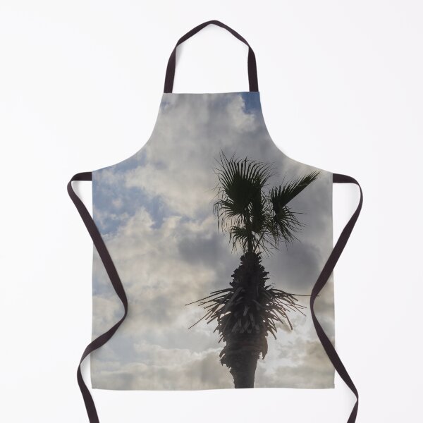 Item preview, Palm Tree Silhouette Against Cloudy Sky at Sunset With Soft Backlight and Tropical Vibes designed and sold by Nmallia.