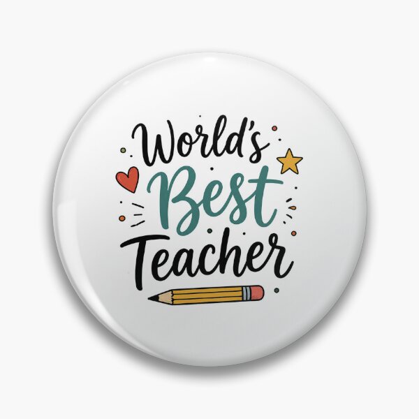 Item preview, World's Best Teacher - Cute Hand Lettered Teacher Appreciation Back to School Gift Shirt designed and sold by MAPDDesigns.