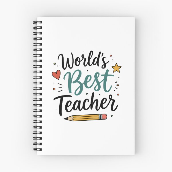 Item preview, World's Best Teacher - Cute Hand Lettered Teacher Appreciation Back to School Gift Shirt designed and sold by MAPDDesigns.
