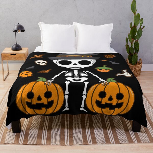 Item preview, Copy of Halloween skeleton in kawaii style designed and sold by uunaa.
