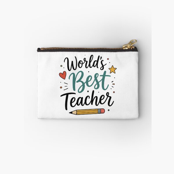 Item preview, World's Best Teacher - Cute Hand Lettered Teacher Appreciation Back to School Gift Shirt designed and sold by MAPDDesigns.