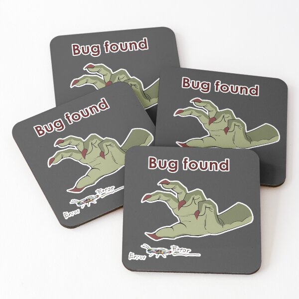 Item preview, Bug Found | Funny Programmer & QA Monster designed and sold by Mammoths.