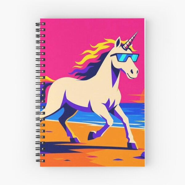 Item preview, Sunset Beach Unicorn – Tropical Fantasy Art designed and sold by Dogandesighn.