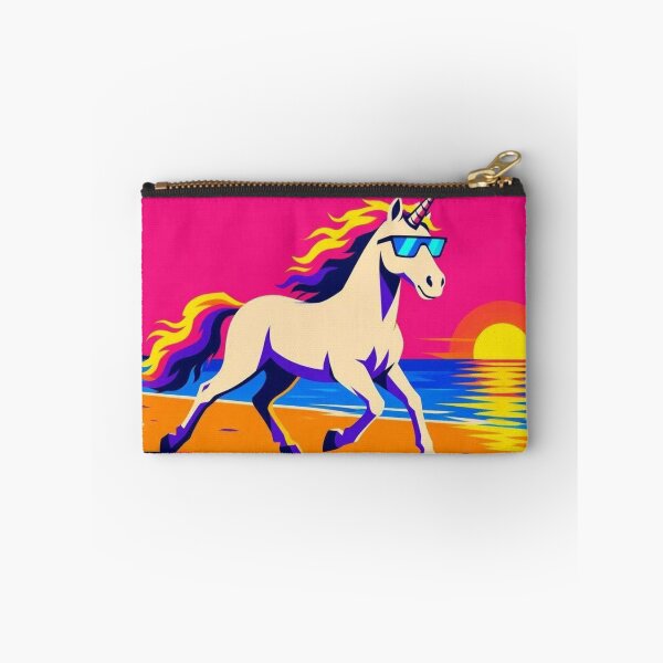 Item preview, Sunset Beach Unicorn – Tropical Fantasy Art designed and sold by Dogandesighn.