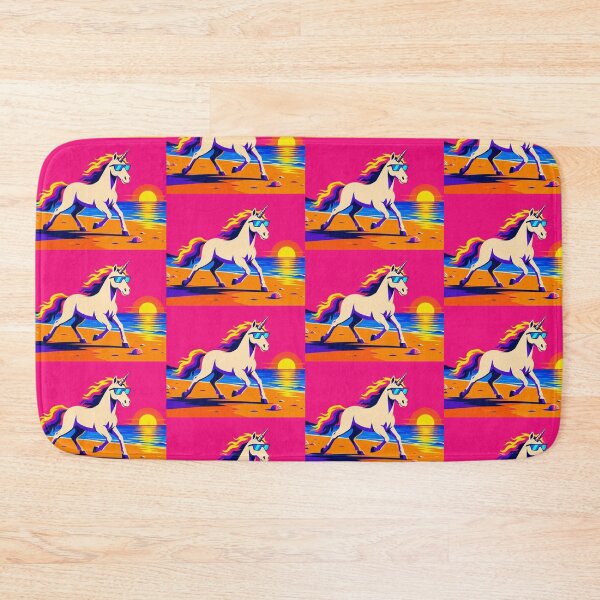Item preview, Sunset Beach Unicorn – Tropical Fantasy Art designed and sold by Dogandesighn.