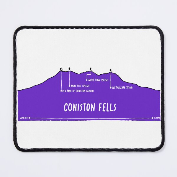 Item preview, Coniston Fells Lake District Walk Mug (v1) designed and sold by LazloWoodbine.