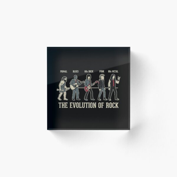 Item preview, The Evolution of Rock - Vintage Music Timeline Graphic designed and sold by thepixelcloset.
