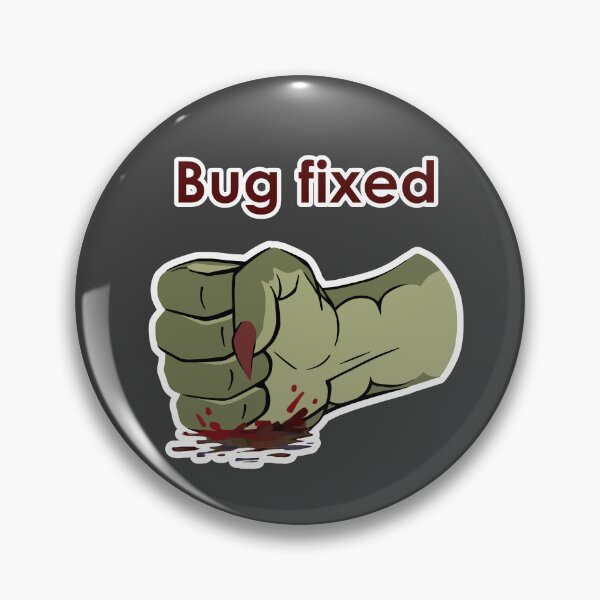 Item preview, Bug Fixed | Funny Developer & QA Monster designed and sold by Mammoths.