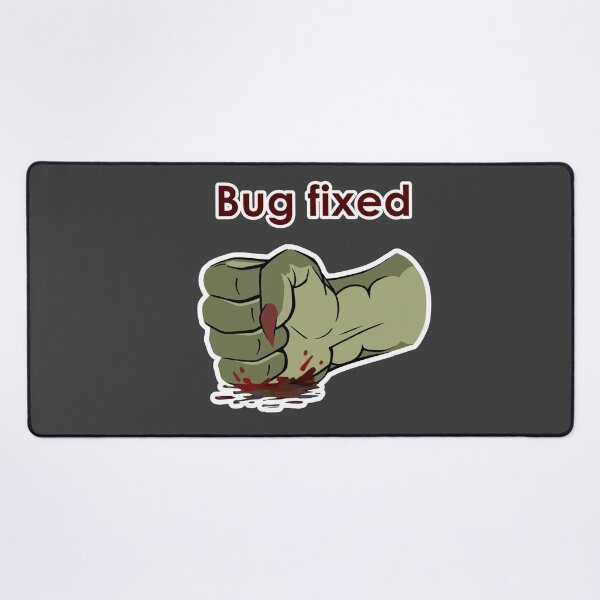 Item preview, Bug Fixed | Funny Developer & QA Monster designed and sold by Mammoths.