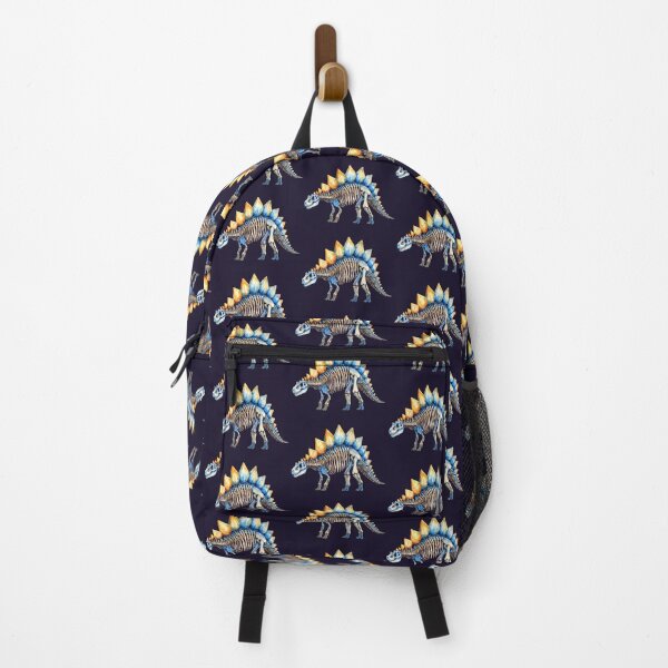 Item preview, Stegosaurus skeleton in watercolor style designed and sold by LiskoDesign.