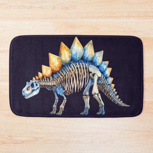 Item preview, Stegosaurus skeleton in watercolor style designed and sold by LiskoDesign.