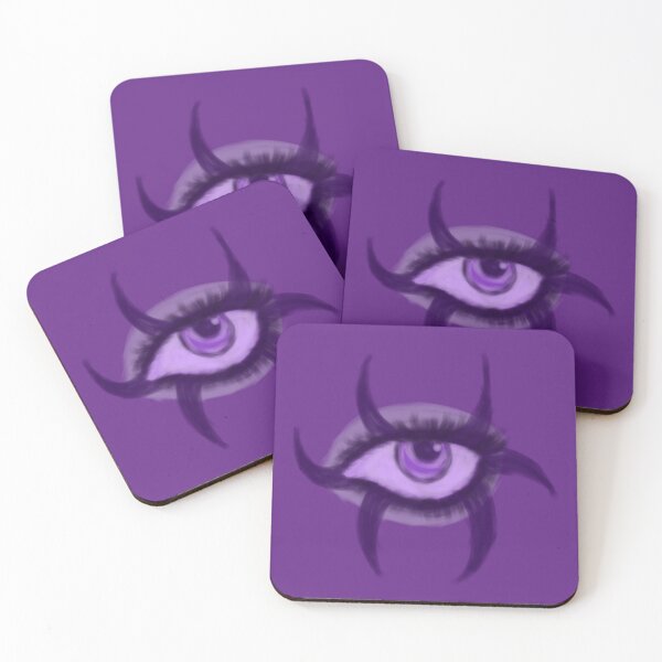 Item preview, Purple Evil Eye | Occult Gothic Eye | Dark Aesthetic Sticker designed and sold by Marianarcezar.