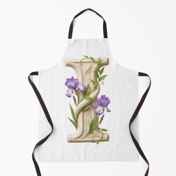 Item preview, Botanical Floral Letter I Monogram designed and sold by Helenaphotoart.