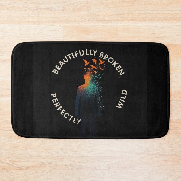 Item preview, Beautifully Broken Perfectly Wild - Glowing Silhouette designed and sold by AcosDesign.