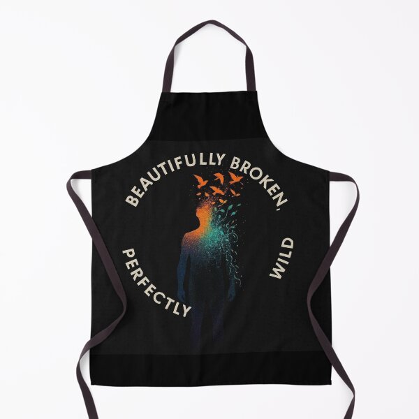 Item preview, Beautifully Broken Perfectly Wild - Glowing Silhouette designed and sold by AcosDesign.