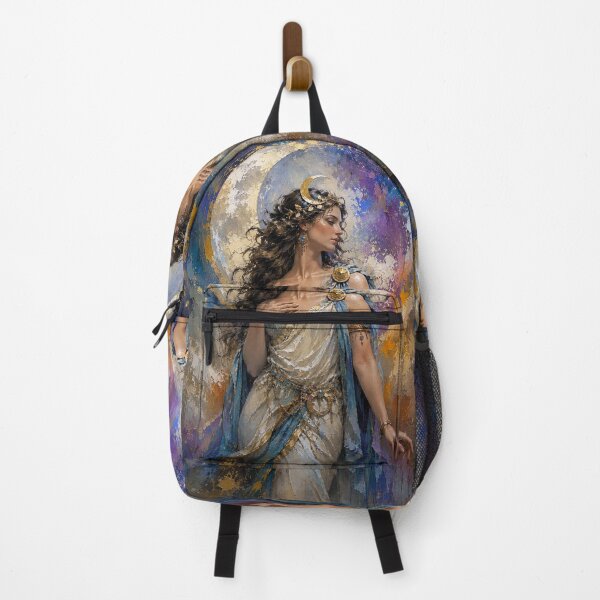 Item preview, Roman Goddess Luna painting. designed and sold by GalleryKauffeld.