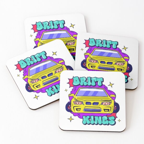 Item preview, Drift Kings Yellow Car designed and sold by BoldeetArtistry.