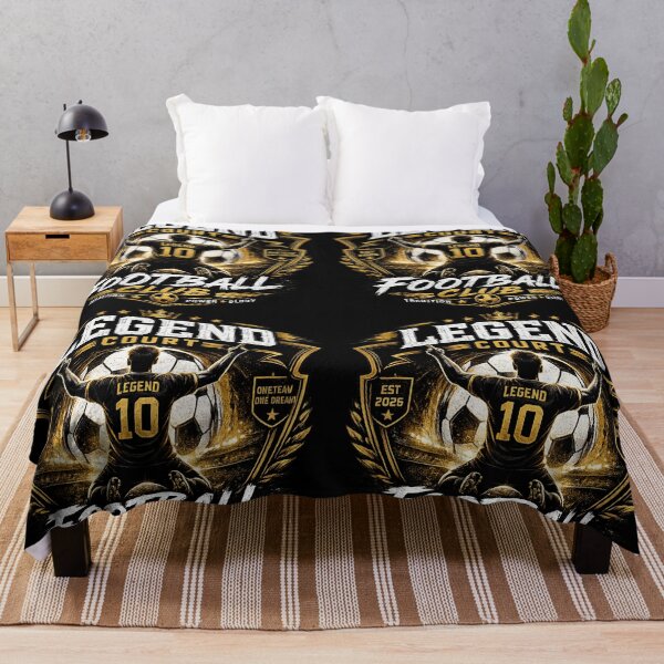 Item preview, Legend Court Number 10 Football Club Vintage Soccer Design designed and sold by LegendCourt.