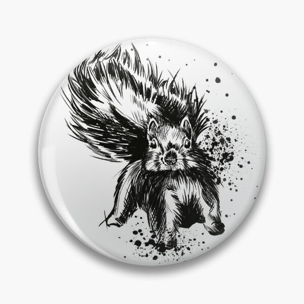 Item preview, Curious Squirrel Ink Sketch designed and sold by Inkversed.