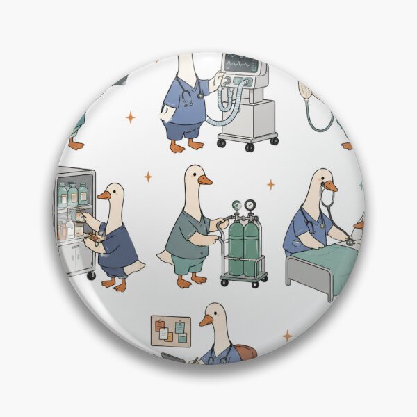 Item preview, Silly Goose Respiratory Therapist Cartoon designed and sold by VGAfanatic.